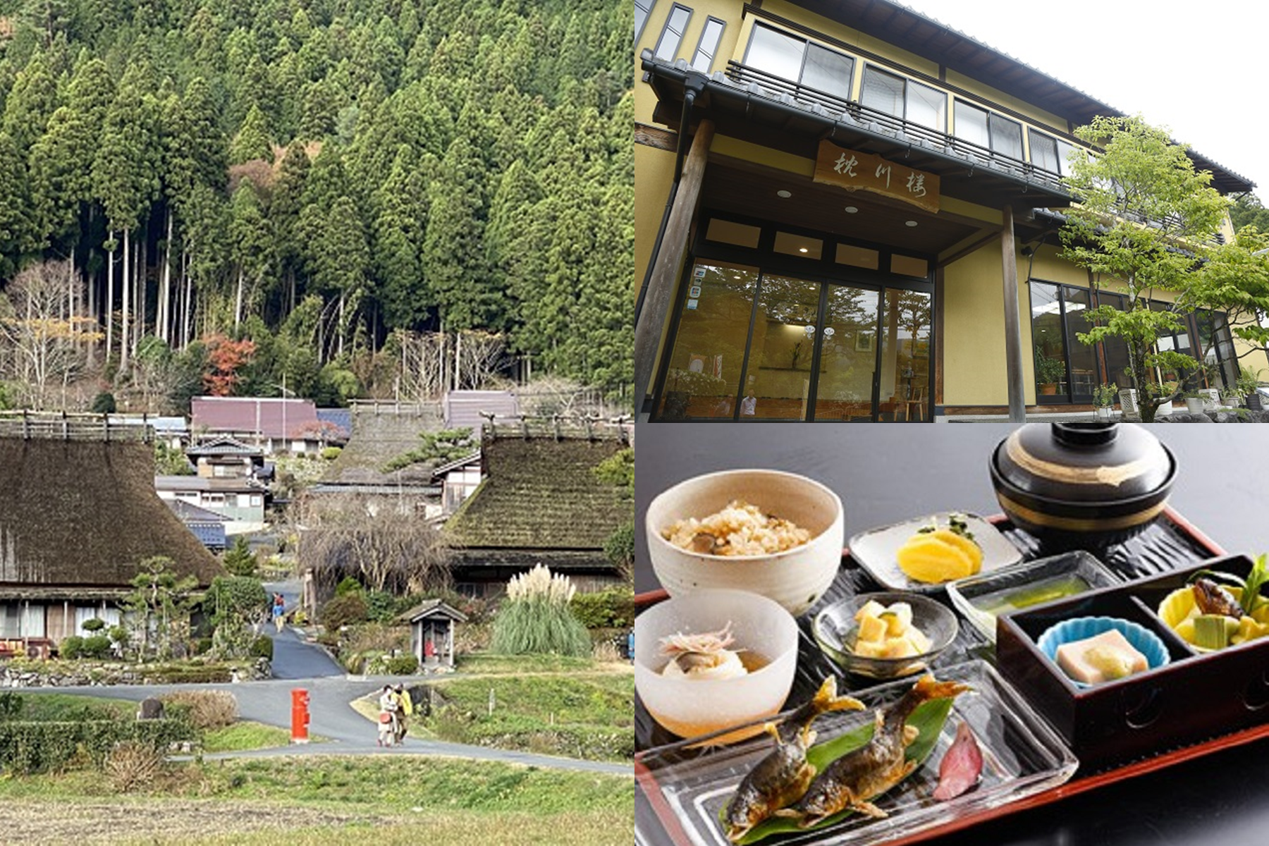 美山で食べる天然鮎と天皇家ゆかりの常照皇寺拝観